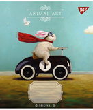 Набір зошитів Yes Animal art А5, в клітинку, 60 аркушів, 10 шт. (767138) - Pampik - 4