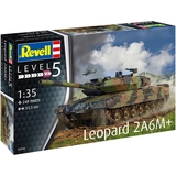 Збірна модель Revell Танк Леопард 2 A6M+, масштаб 1:35, 249 деталей (RVL-03342) - Pampik