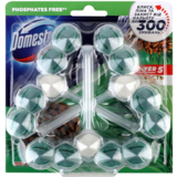 Блок для очищения унитаза Domestos Power 5 Свежесть хвои, 165 г (3 шт. х 55 г) - Pampik - 2