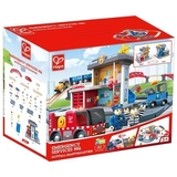Игрушка железнодорожная Hape Штаб аварийной службы 55 элементов (E3736) - Pampik - 4