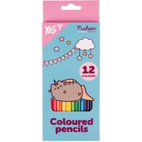 Олівці кольорові Yes Pusheen, 12 шт. (290721) - Pampik
