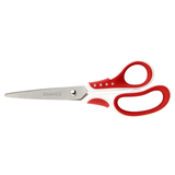 Ножницы Axent Shell 18 см бело-красные (6304-06-A) - Pampik