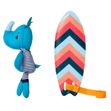 Іграшка для ванної Lilliputiens Серфер Носоріг Маріус (83541) - Pampik - 4