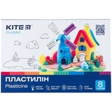 Пластилин восковой Kite Classic 8 цветов 160 г (K-082) - Pampik