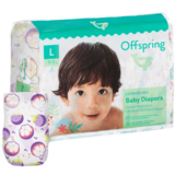 Підгузки на липучках Offspring Purple Mangosteen 4 (9-13 кг), 36 шт. - Pampik
