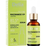 Увлажняющая сыворотка для лица, шеи и зоны декольте Delia Cosmetics Serum с ниацинамидом и цинком 30 мл - Pampik