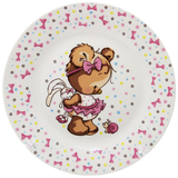 Набір дитячого посуду GGP Teddy Girl порцеляна 3 предмети (76001662) - Pampik - 3