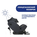 Автокрісло Chicco Unico Evo Air i-Size сіре (87031.21) - Pampik - 4