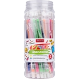 Ручка шариковая 1 Вересня Snowy синие чернила упаковка 30 шт. (411828) - Pampik - 4