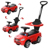 Машинка-каталка с толкателем Bambi M 3503C-3 красная - Pampik