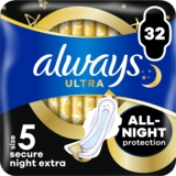 Прокладки гігієнічні Always Ultra Secure Night Extra, 32 шт. - Pampik