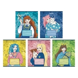 Набор тетрадей Kite BE Ukraine А5 в клетку 18 листов 20 шт. (K23-236-2) - Pampik