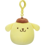 М'яка іграшка-брелок Squishmallows Hello Kitty Помпомпурин на кліпсі, 9 см (SQSN00273) - Pampik