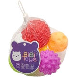 Набір тактильних м'ячиків Bibi Toys сенсорні 6 шт. (760950BT) - Pampik - 3