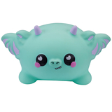Игрушка-антистресс Smooshzees Snugzees Дракон Джейд коллекционная бирюзовая (8235) - Pampik
