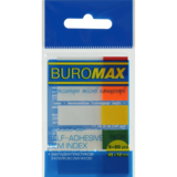 Закладки пластиковые Buromax Neon с клейким слоем 45x12 мм 100 листов (BM.2305-98) - Pampik