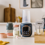 Подогреватель-стерилизатор детских бутылочек Beaba Multi Milk синий (911714) - Pampik - 5