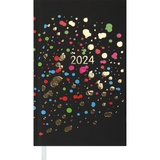Щотижневик датований Buromax Fancy 2024 чорний (BM.2886-01) - Pampik