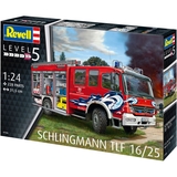 Збірна модель Revell Пожежна машина цистерна TLF 16/25 рівень 5, масштаб 1:24, 228 деталей (RVL-07586) - Pampik