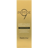 Пенка для умывания FarmStay Peptide 9 Super Vitalizing Cleansing Foam 180 мл - Pampik - 3