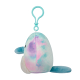 М'яка іграшка-брелок Squishmallows Трицератопс на кліпсі, 9 см (SQCP00216) - Pampik - 3