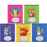 Набор тетрадей Kite Be Ukraine А5, в линейку, 12 листов, 25 шт. (K24-234-2) - Pampik