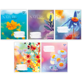 Набір зошитів Yes Nature colorful А5 в клітинку 48 аркушів 10 шт. (767111) - Pampik