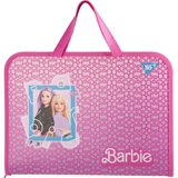 Папка-портфель Yes Barbie FC на блискавці, з тканинними ручками, рожева (492240) - Pampik