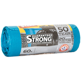 Пакети для сміття Stark міцні, 60 л, 100 шт., сині - Pampik