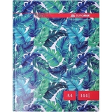 Книга учета Buromax Floristica 144 листов в клетку А4 бирюзовая (BM.24419102-06) - Pampik