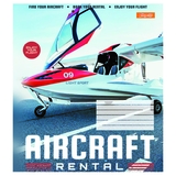 Набор тетрадей 1 Вересня Авиа А5 в линейку 24 листа 20 шт. (66654) - Pampik