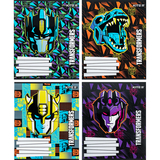 Набір зошитів Kite Transformers А5, в косу лінію, 12 аркушів, 25 шт. (TF24-235) - Pampik