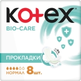 Гігієнічні прокладки Kotex Bio Care Normal, 8 шт. - Pampik