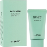 Солнцезащитный крем The Saem Eco Earth Cica Sun Cream с центелой и мятой 50 мл - Pampik - 2