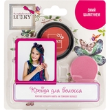 Дитяча пудрова крейда для волосся Lukky червона (T11914) - Pampik