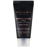 Антиоксидантна глиняна маска Mary&May Blackberry Complex Glow Wash Off Pack 30 г (BT20410) - Pampik