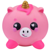 Игрушка-антистресс Smooshzees Luvzees Единорог Цаппи коллекционная розовая (8225) - Pampik