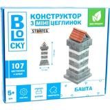 Конструктор из мини-кирпичиков Strateg Blocky Башня, 107 элементов (31022) - Pampik