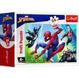 Пазлы Trefl Человек-паук и Веном Марвел Команда людей Міні 54 элементов - Pampik