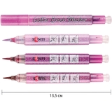 Набор акварельных маркеров Santi Glitter Brush Оттенки розового 3 шт. (390773) - Pampik - 3