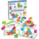 Навчальний ігровий набір Learning Resources STEM Explorers Brainometry Кольорова геометрія (LER9306) - Pampik