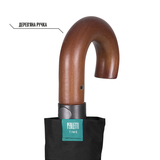 Парасолька Perletti Time складана автоматична чорна (26016) - Pampik - 4