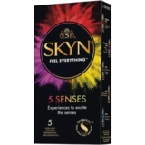 Презервативи Skyn 5 Senses безлатексні, 5 шт. - Pampik