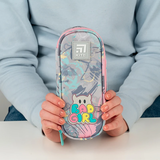 Пенал мягкий Kite Bad Girl 22x8.5x4.5 см серый (K24-599-5) - Pampik - 5