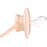 Пустышка плоская Baby-Nova с рисунком и кольцом, силикон, 2 шт. (3962315) - Pampik - 4