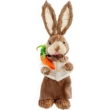 Пасхальный кролик Elen Dekor с морковкой 35 см (820-043) - Pampik