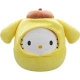 М'яка іграшка Squishmallows Hello Kitty Хелоу Кітті в образі Помпомпурін, 20 см (SQSN00387) - Pampik