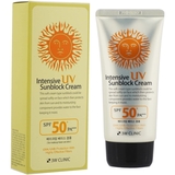 Солнцезащитный крем с арбутином 3W Clinic Intensive UV Sun Block Cream SPF50+ PA+++ 70 мл - Pampik