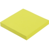 Блок паперу для нотаток Buromax Neon з клейким шаром 75х75 мм 100 аркушів жовтий (BM.2382-08) - Pampik - 2