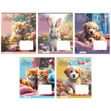 Набор тетрадей Yes You Lovely А5 в косуюю линию 12 листов 25 шт. (766940) - Pampik